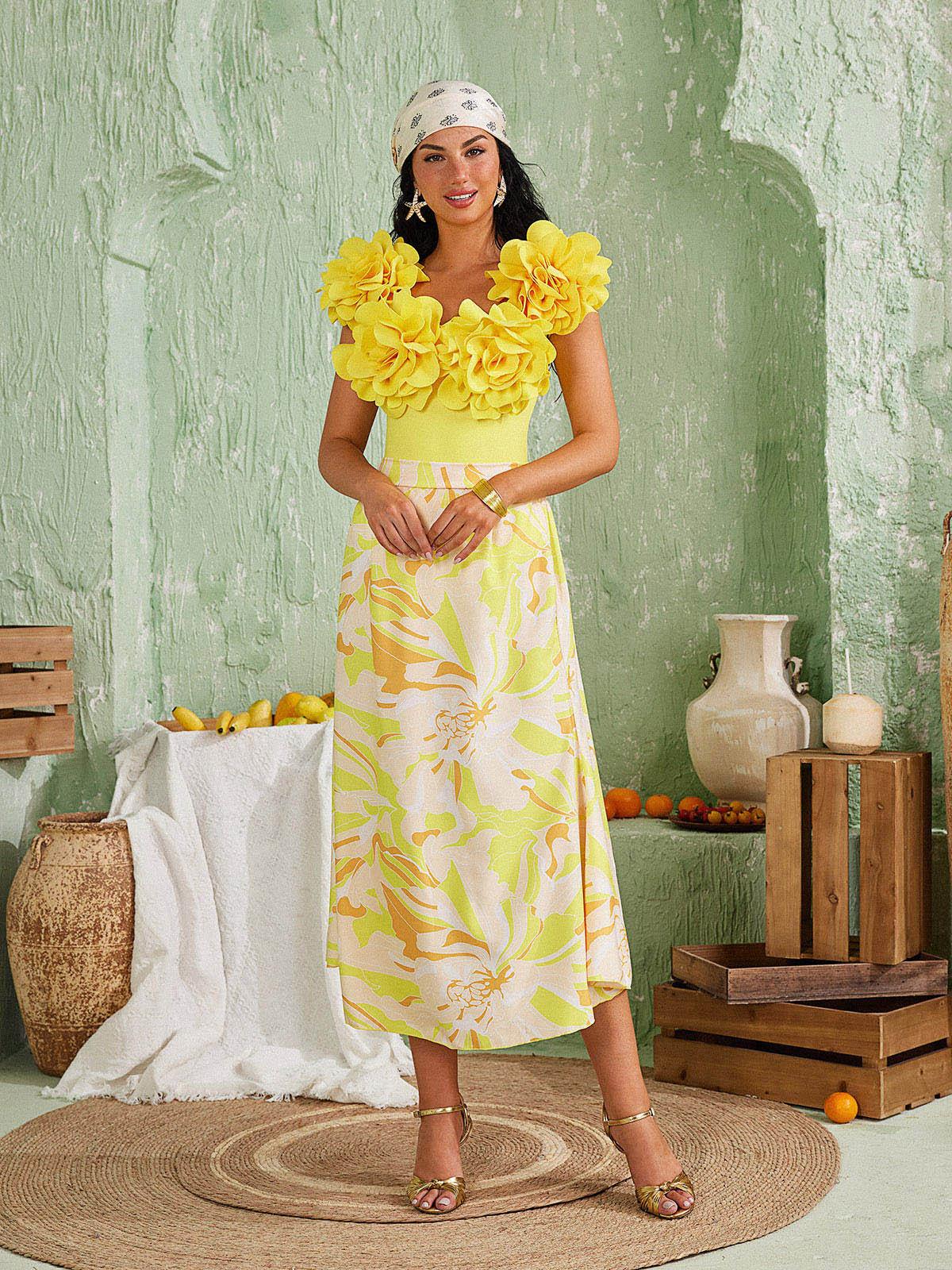 Cornelius Çiçek Mayo İki Parçalı Takım