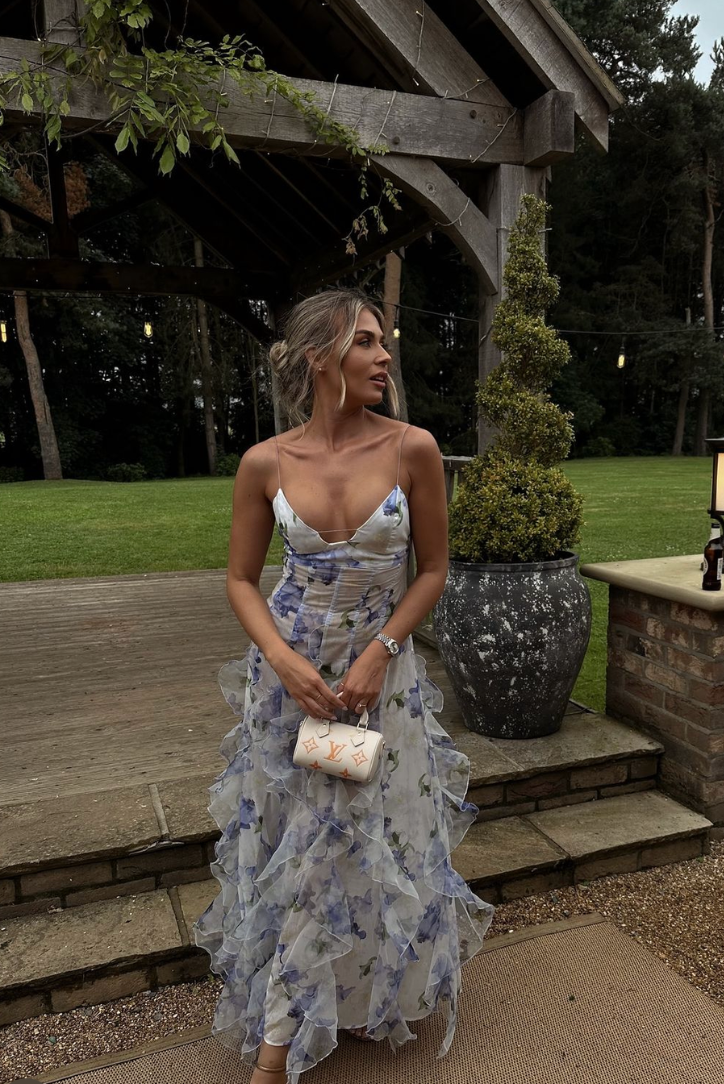 Maisie | Çiçekli Maksı Elbise