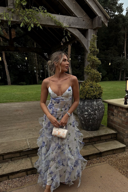 Maisie | Çiçekli Maksı Elbise