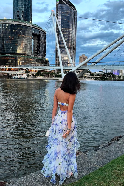 Maisie | Çiçekli Maksı Elbise