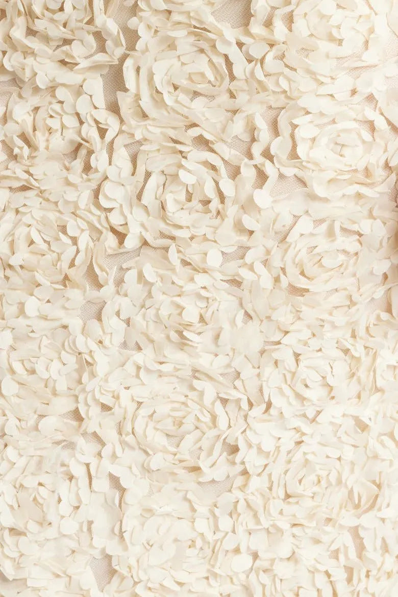 Lyra | Çiçek Desenli Sırtı Açık Uzun Elbise