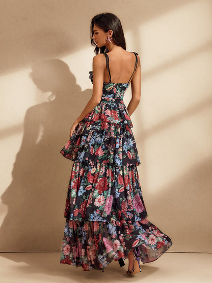 Nalima Çiçek Desenli Etek Takımı