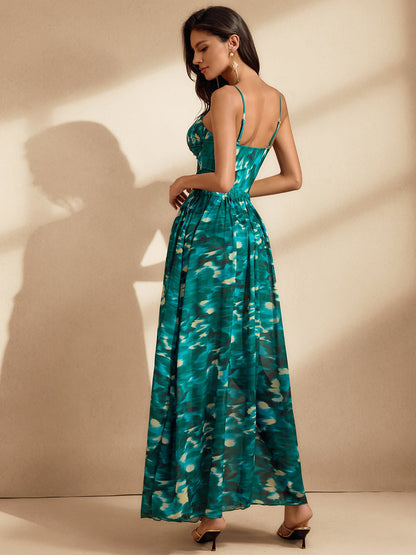 Niccele Baskılı Mayo İki Parça Takım