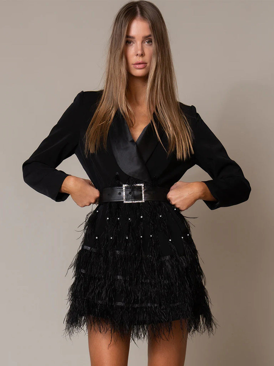 Delicia Blazer Mini Elbise