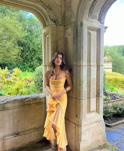 Ruby | Şık Katlamalı Elbise