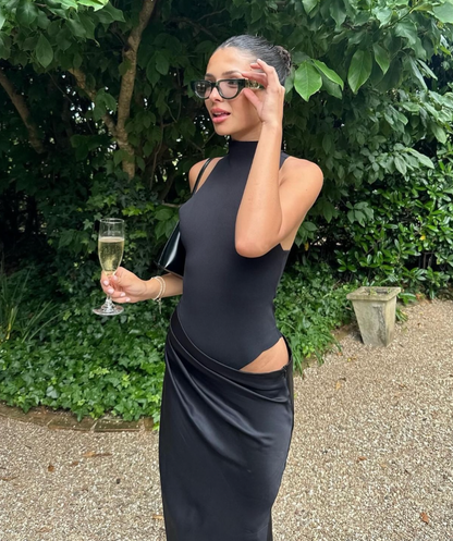 Faye | Asimetrik Maksi Elbise